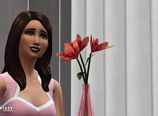 Alice Spencer-Kim Experiences A Day Of Love In The Sims 4 Game.