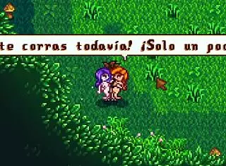 Leah and abigail engage in threesome sex in stardew valley