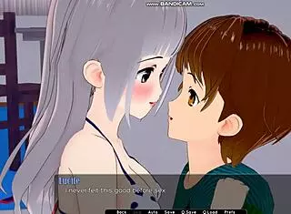 cute shy girl in complex society turns into a slut, showing her tits and ass