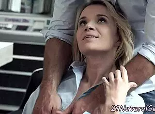 Inked Euro babe banged hard from behind