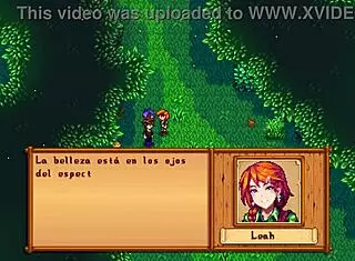 Leah and abigail engage in threesome sex in stardew valley