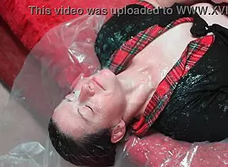 Homemade fake bukkake clip with wild amateurs getting messy in group action. Check this out!