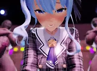 Hololive's Hoshimachi Suisei in 3D Sex Scene