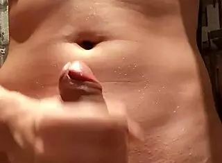 i stroke huge cock and cum a lot solo