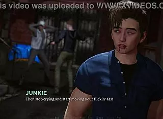 Eternum 253, cute anime teen in outfit with big tits and mature 3d boobs