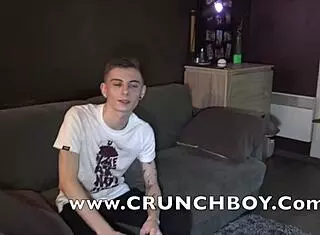 Jerome James gets bareback action from Juan Perez. These French twinks know how to heat things up with raw oral play.