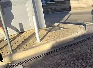 Filming My Girlfriend Candidly While Walking Together in Changing Rooms