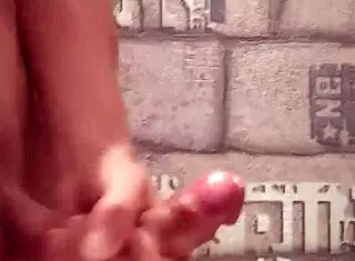 i stroke huge cock and cum a lot solo