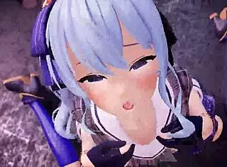 Hololive's Hoshimachi Suisei in 3D Sex Scene