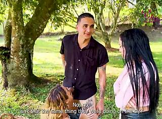 Sain poikaystäväni kiinni pettämästä parhaan ystäväni kanssa, mutta sovimme kuumalla ulkoilukolmikolla