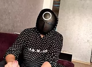 i jerked off a member's dick and he came on my tits