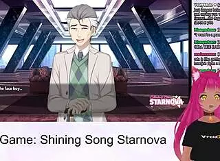 Have you seen vtuber lewdneko play shining song starnova aki route?