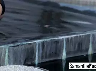 three-way banging unfolds with steamy pornstar lesbians.  