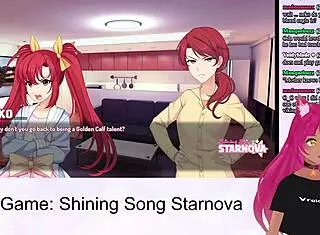 Have you seen vtuber lewdneko play shining song starnova aki route?