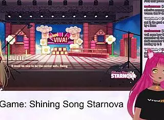 Have you seen vtuber lewdneko play shining song starnova aki route?