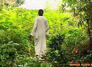 my african stepmom drilled hard on farm in 4k