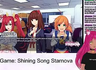 Have you seen vtuber lewdneko play shining song starnova aki route?