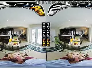 Busty Blonde Babe Blake Blossom In VR