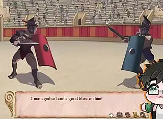 roman gladiator hunks fight for freedom and have sex