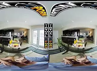 Busty Blonde Babe Blake Blossom In VR