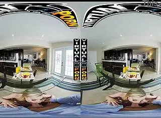 Busty Blonde Babe Blake Blossom In VR