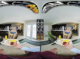 Busty Blonde Babe Blake Blossom In VR