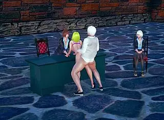 Secretary fucked doggystyle by boss