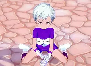 Chirai feels naughty emotions after intense training in dragon ball