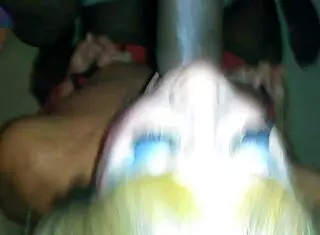 Sissy Sucking Big Black Cock for Cumshot Facial