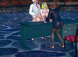 Secretary fucked doggystyle by boss