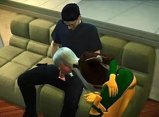 mystique in 3d hentai preview