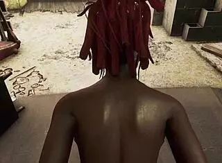 Hot Black Bound in Fallout Bondage