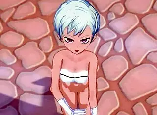 Chirai feels naughty emotions after intense training in dragon ball