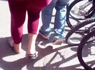 Tight street sweaters on these curvy milfs to show off their assets