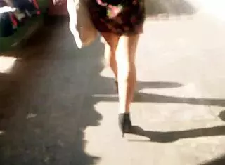 Tight street sweaters on these curvy milfs to show off their assets