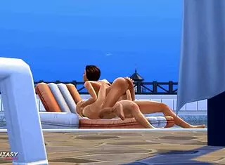 passionpool with jade rosa in sims 4