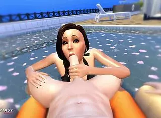 passionpool with jade rosa in sims 4