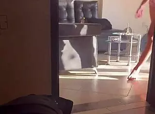 Latina tells me to go slow as I fuck her bent over doggystyle, her pussy and ass exposed