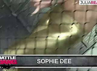 beautiful ebony wins cage fight, then gets fucked hard