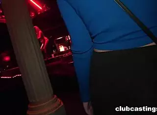 Jenny wild casting for a strip job with deepthroat pov