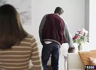 Aften Opal Loses Virginity to Lucas Frost's Rough Fucking and Facial