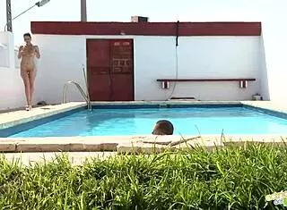 Fucked In The Pool With Anal And Cumshot During Casting Interview