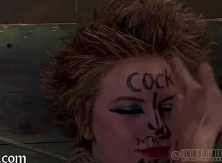 intense fucking with machine in sadomasochistic session