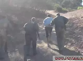 Teen Gape Strip Search Turns into Hot Outdoor Sex!