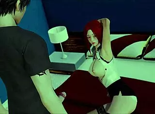 My real desire features redhead with big tits and ass