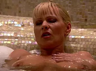 German Stewardess Winnie Masturbates Waiting For Captain In Bath