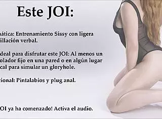 joi sissy - entrenamiento en el gloryhole 😈