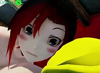 i watched ruby and glinda in this futanari hentai, so hot and anime-style!