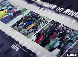 Shoplifter Melody Marks leaves office with camera after deal with Officer Jack.