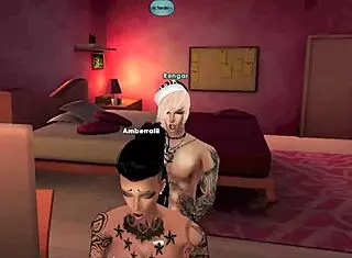 Amber Raii sucking cock to creampie